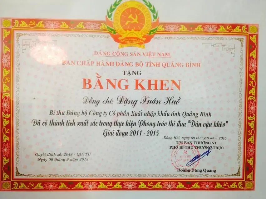 Xuất sắc trong phong trào thi đua Dân vận khéo